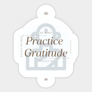 Practice Gratitude Sticker